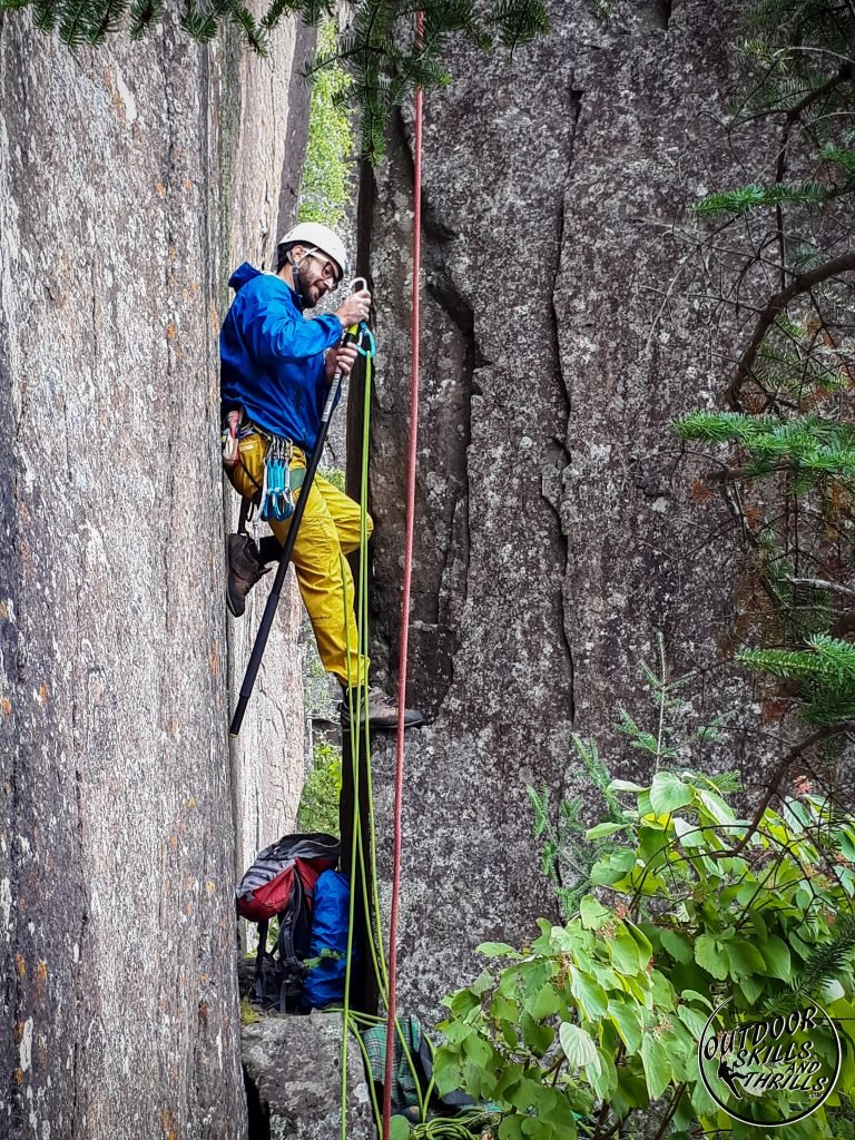 Sport Lead Climbing & Rappelling Course Outdoor Skills And Thrills