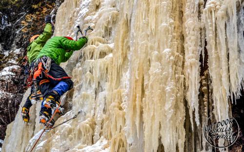Ice climbing at Kama Bay -Outdoor Skills And Thrills -Photo by Aric Fishman
