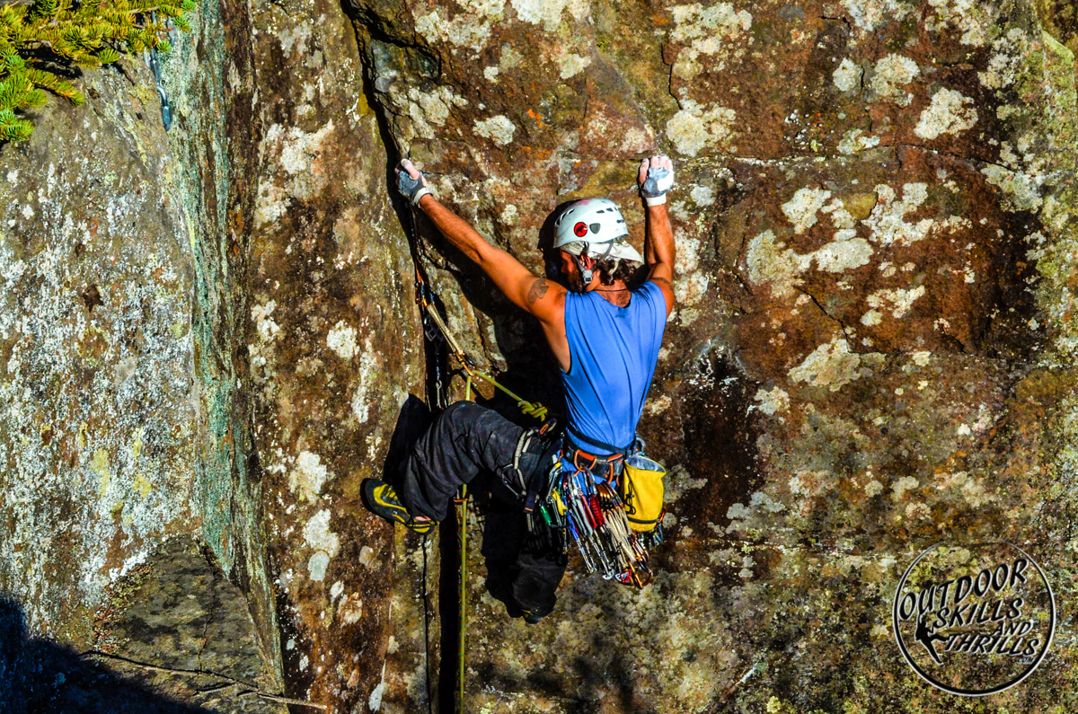 Rock climbing at Silver Harbour -Outdoor Skills And Thrills -Photo by: Ryan Ford